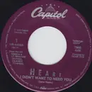 7inch Vinyl Single - Heart - I Didn't Want To Need You