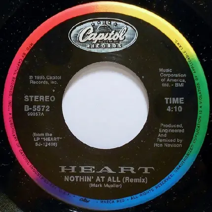 Heart - Nothin' At All