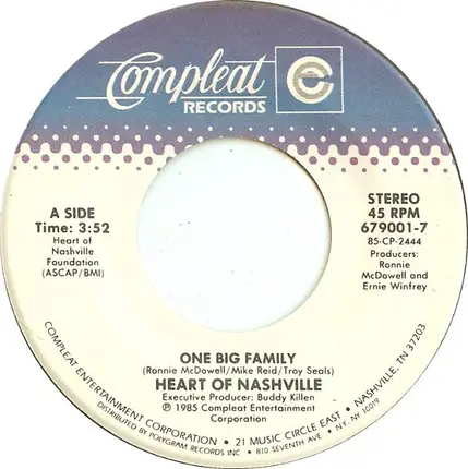 Heart Of Nashville - One Big Family