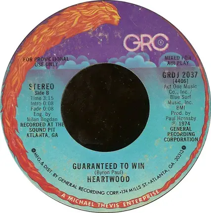 Heartwood - Guaranteed To Win