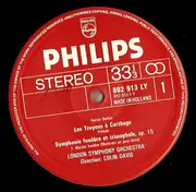 LP - Hector Berlioz - The London Symphony Orchestra , Sir Colin Davis - Symphonie Funèbre Et Triomphale / Vorspiel Zu 'Die Tojaner' / Trauermarsch Aus 'Hamlet'