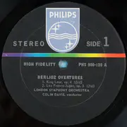 LP - Berlioz - Overtures: King Lear / Les Francs-Juges / Roman Carnival / Waverley / Corsair