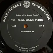 LP - Hector Lee - Folklore Of The Mormon Country - The J. Golden Kimball Stories Together With The Brother Petersen Yarns