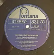LP - Hedwig Courths-Mahler - Ida Ehre , Gudrun Thielemann , Günther Schramm , Christian Ferber - Nur Wer Die Sehnsucht Kennt...