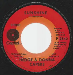 Hedge & Donna - Sunshine
