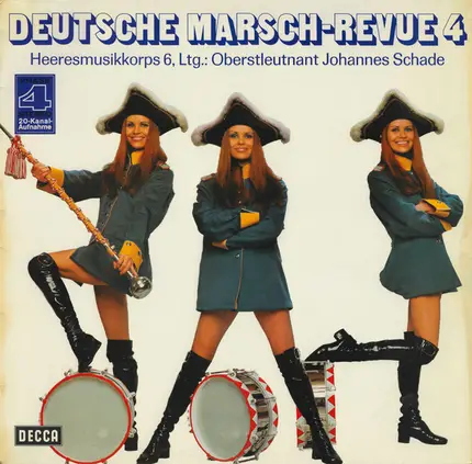 Heeresmusikkorps 6, Hamburg und Trompeterkorps Der Ehemaligen Berittenen Truppen , Johannes Schade - Deutsche Marsch-Revue 4