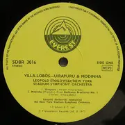 LP - Heitor Villa-Lobos / Sergei Prokofiev - The Stadium Symphony Orchestra Of New York , Leopold Stokow - Uirapurú & Modinha / Cinderella