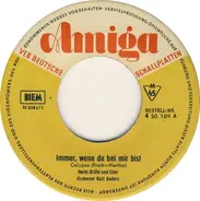 Heidi Brühl / Rundfunk-Tanzorchester Leipzig - Immer, Wenn Du Bei Mir Bist / Garofitza