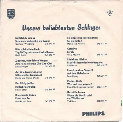 Heidi Brühl - Rot Wie Der Mohn / Hundert Kavaliere