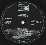 LP - Heidi Brühl - Think Of Me - Club-Edition