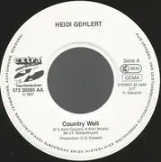 7inch Vinyl Single - Heidi Gehlert - Country Welt