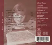 CD - Mozart / Heidi Lowy - Piano Sonatas Volume IV - Still Sealed