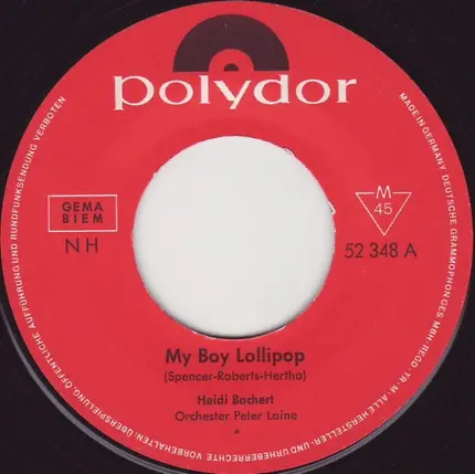 Heidi Bachert - My Boy Lollipop