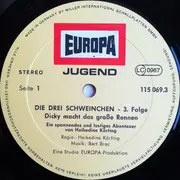 LP - Kinder-Hörspiel - Die Drei Schweinchen 3 - Dicky Macht Das Grosse Rennen