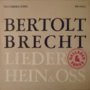LP - Hein + Oss / Bertolt Brecht - Lieder, Balladen & Songs
