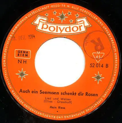 Hein Riess - Die Story Von Der Blassen Mary