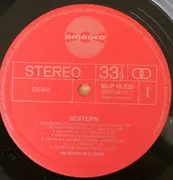 LP - Heinrich Walcher - Gestern