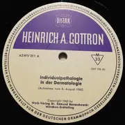 10'' - Heinrich Adolf Gottron , Leonhard Metzner - Individualpathologie In Der Dermatologie / Lieder Für Bariton Und Klavier