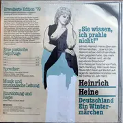 Double LP - Heinrich Heine - Deutschland, ein Wintermärchen
