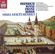 LP - Heinrich Ignaz Franz Biber , Regensburger Domspatzen , Collegium Aureum , Georg Ratzinger - Missa Sancti Henrici - Gatefold