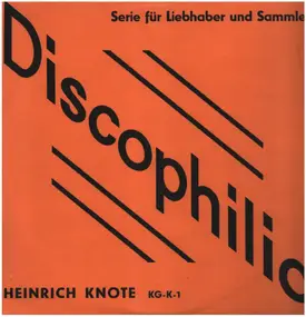 Heinrich Knote - 1 - Recitals