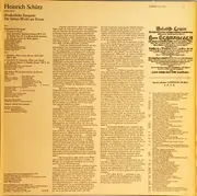 LP - Heinrich Schütz - Dresdner Kreuzchor , Rudolf Mauersberger , Peter Schreier , Theo Adam , Rolf Apre - Musikalische Exequien - Die Sieben Worte am Kreuz