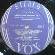 LP - Heinrich Schütz , Wiener Kammerchor , Dir. Hans Gillesberger - Reqiem: Musikalische Exequien - Deutsches Magnificat - Gatefold