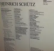 LP - Heinrich Schütz - Musikalische Exequien / Psalm 136 - DMM