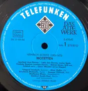 LP - Heinrich Schütz - Motetten • Motets
