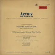 LP - Heinrich Schütz - Historia Der Auferstehung Jesu Christi