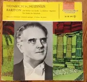 7inch Vinyl Single - Heinrich Schlusnus / Koloman von Pataky - Historische Aufnahmen - Mono / Tulip rim