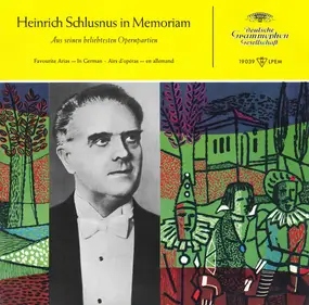 Giuseppe Verdi - Heinrich Schlusnus Im Memoriam (Aus Seinen Beliebtesten Opernpartien)
