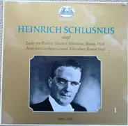 Heinrich Schlusnus - Heinrich Schlusnus Singt 1