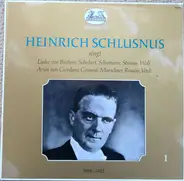 Heinrich Schlusnus - Heinrich Schlusnus Singt 1