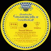LP - Heinrich Schlusnus - Heinrich Schlusnus Im Memoriam (Aus Seinen Beliebtesten Opernpartien)