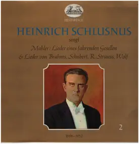 heinrich schlusnus - Heinrich Schlusnus Singt 2