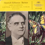 7inch Vinyl Single - Beethoven (Schlusnus) - An die Hoffnung / In questa tomba oscura / Ich liebe dich - Mono / Tulip rim