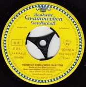 7inch Vinyl Single - Heinrich Schlusnus - Heinrich Schlusnus, Bariton
