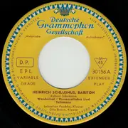 7inch Vinyl Single - Heinrich Schlusnus - Wanderlied