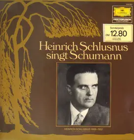 heinrich schlusnus - singt Schumann