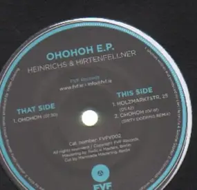 Heinrichs & Hirtenfellner - Ohohoh Ep