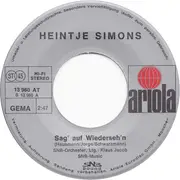 7inch Vinyl Single - Heintje - Sag' Auf Wiederseh'n