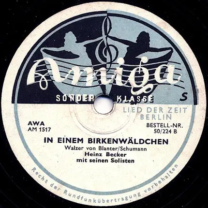 Heinz Becker Mit Seinen Solisten - Zauber Von Paris / In Einem Birkenwäldchen
