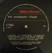LP - Heinz Hentschke - Maske In Blau / Im Weissen Rössl