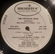 LP - C. P. E. Bach, J. S. Bach, Bellini, A.O - The Virtuoso Oboe