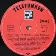 LP - Heinz Hoppe - O Mädchen, Mein Mädchen