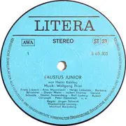 LP - Heinz Kahlau - Faustus Junior