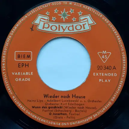 Heinz Lips - Wieder nach Hause