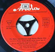7inch Vinyl Single - Heinz Maria Lins - Für Herz Und Gemüt Singt Heinz Maria Lins