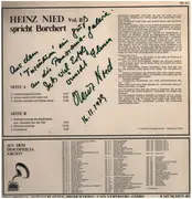 LP - Heinz Neid - Spricht Borchert Vol. II - Signed